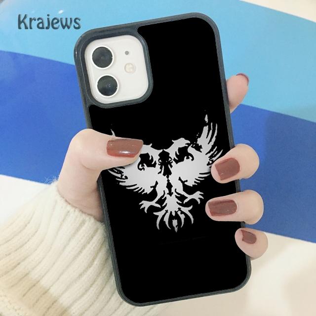Krajews Флаг Албании Орел Мягкий Чехол Для Телефона Для iPhone 17 Air 16 15 14 plus 11 12 13 pro max coque Чехол Fundas