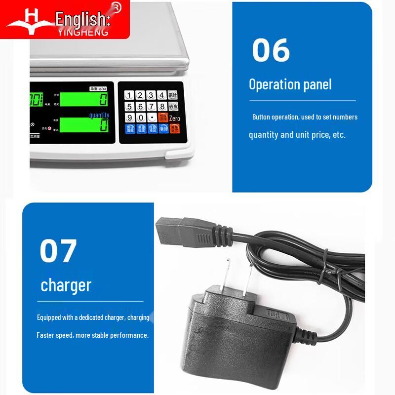 Yingheng Rechargeable High-Precision Counting Bench Scale