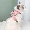 Цветной сплошной нейлоновый шлейка для собаки с I-образной бабочкой Летний набор поводков для прогулок для чихуахуа, среднего йорка Долговечные аксессуары для домашних животных