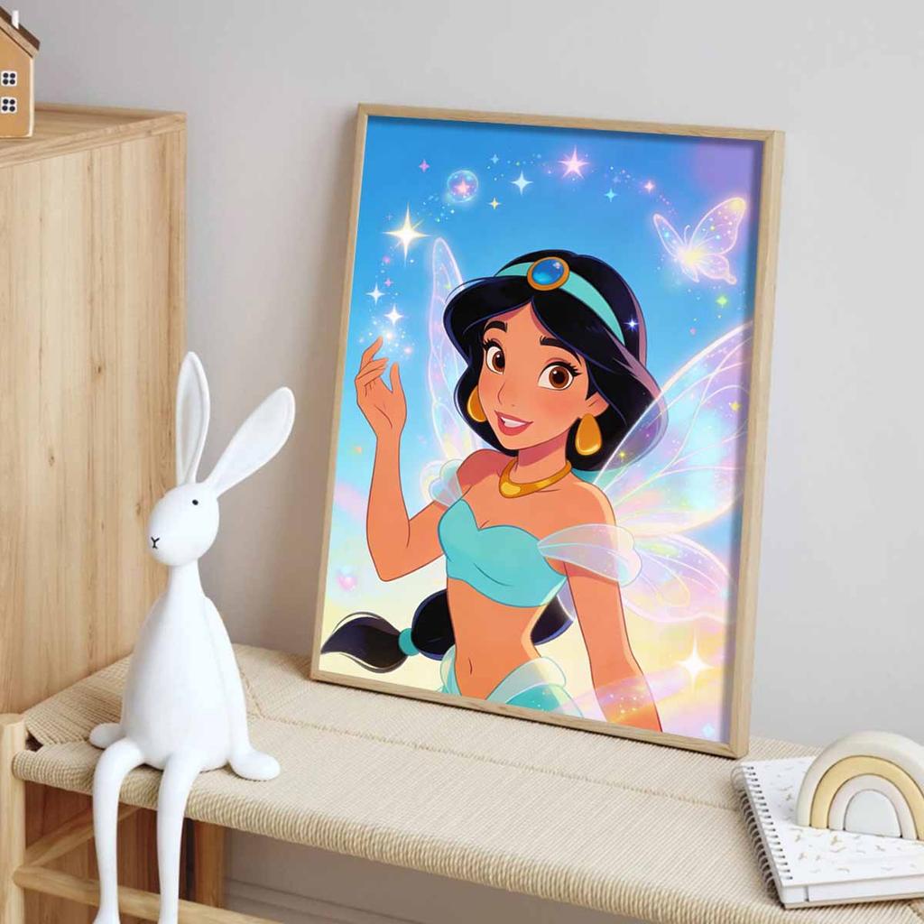 disney diamond painting jasmine fairy art diy home decoration gifts