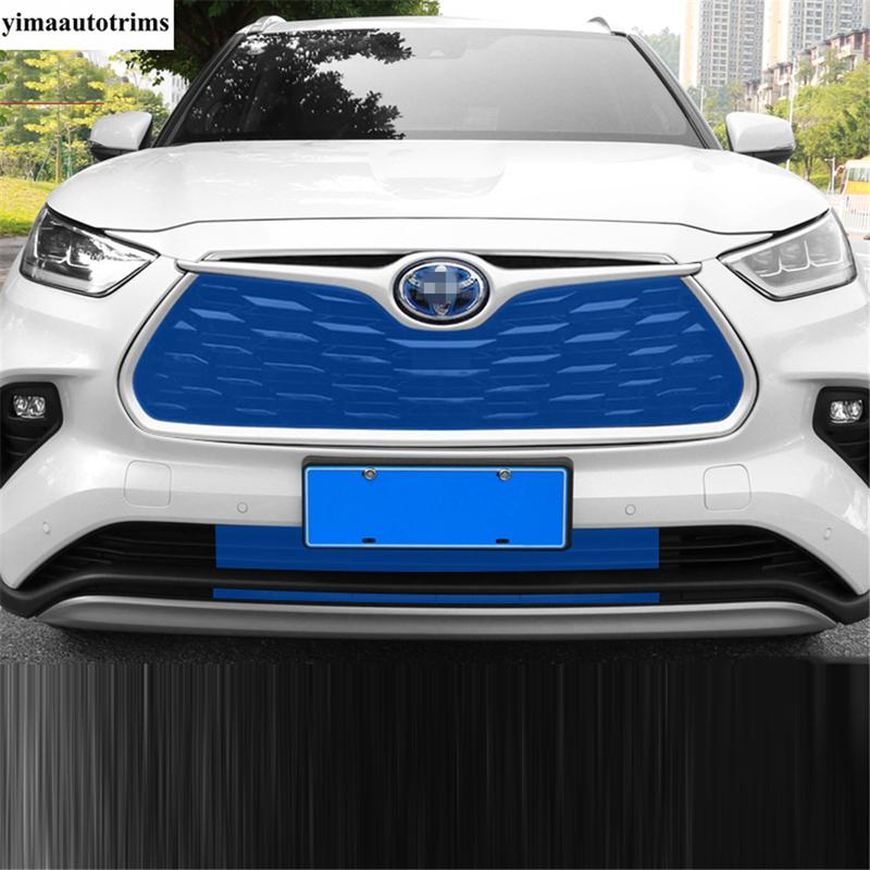 Для Toyota Highlander / Kluger - 2024 Автомобильная передняя решетка и т. Д. Сетчатый экранирующий комплект для защиты от попадания влаги Внешние аксессуары