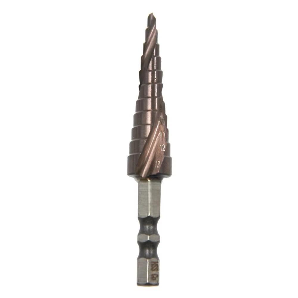 M35 Cobalt Containing Step Drill 4-12mm Drill Bit Tool New Pagoda Drill  Metal