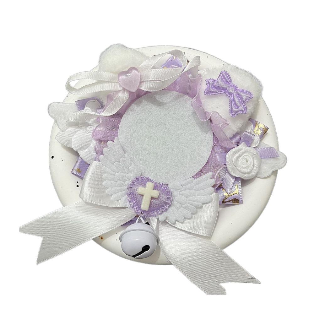 Plush Ear Anime Badge Display Base with Wings Badge Display Base Decoration Girls