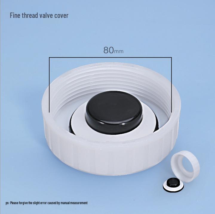 Крышка клапана бочки IBC: Бабочковые/Шаровые клапаны S60 и S100, Крупная/Мелкая резьба, Уплотнительная крышка 62 мм