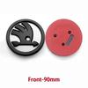 46/80/90mm Car Front Trunk Badge Steering Wheel Sticker for Skoda Logo Rapid Octavia Fabia Yeti Superb 2 3 Kodiaq Karoq   NG1