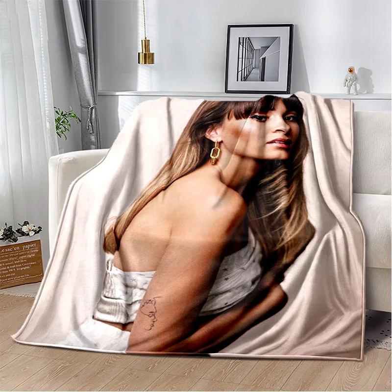 3D Spanish Singer Cute Aitana Soft Plush Blanket,Flannel Blanket Throw Blanket for Living Room Bedroom Bed Sofa Picnic Cover Kid