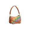 COACH Swinger Coated Canvas Pochette Shoulder Bag, Handbag, Shoulder Bag, Crossbody Bag Women's Brown Rainbow CA100-B4UDU