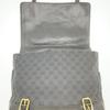 GUCCI GG Canvas Men's Shoulder Bag Messenger Crossbody Leather Black Logo Embossed A4 Capacity 115506