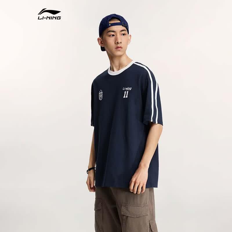 LI-NING Unisex Quick-Dry Crew Neck Short Sleeve T-Shirt AHSV987