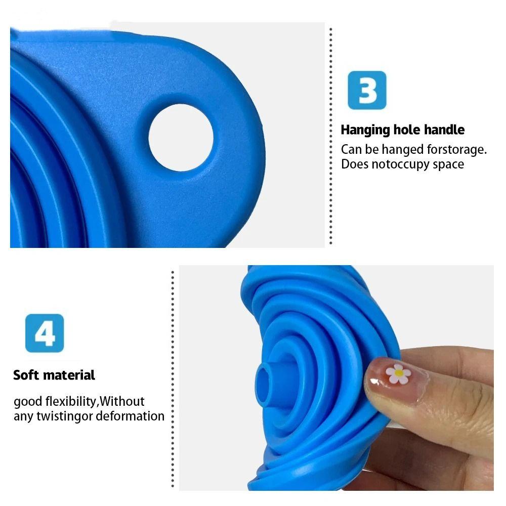 Universal Liquid Funnel Foldable Kitchen Funnel Car Engine Funnel Washer Fluid Change