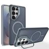 Металлическая подставка для объектива Магнитная для чехла Magsafe для Samsung S25 Edge S23 Plus FE S24 Ultra Качественная Ударопрочная Обложка для беспроводной зарядки