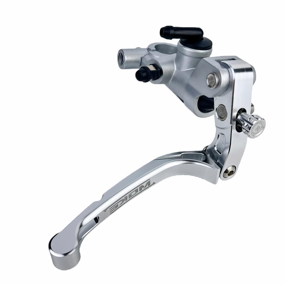 15mm Piston Motorcycle Foldable Clutch Brake Lever Anti-Drop CNC Aluminum Adjustable Universal Modification Accessories Upgrade