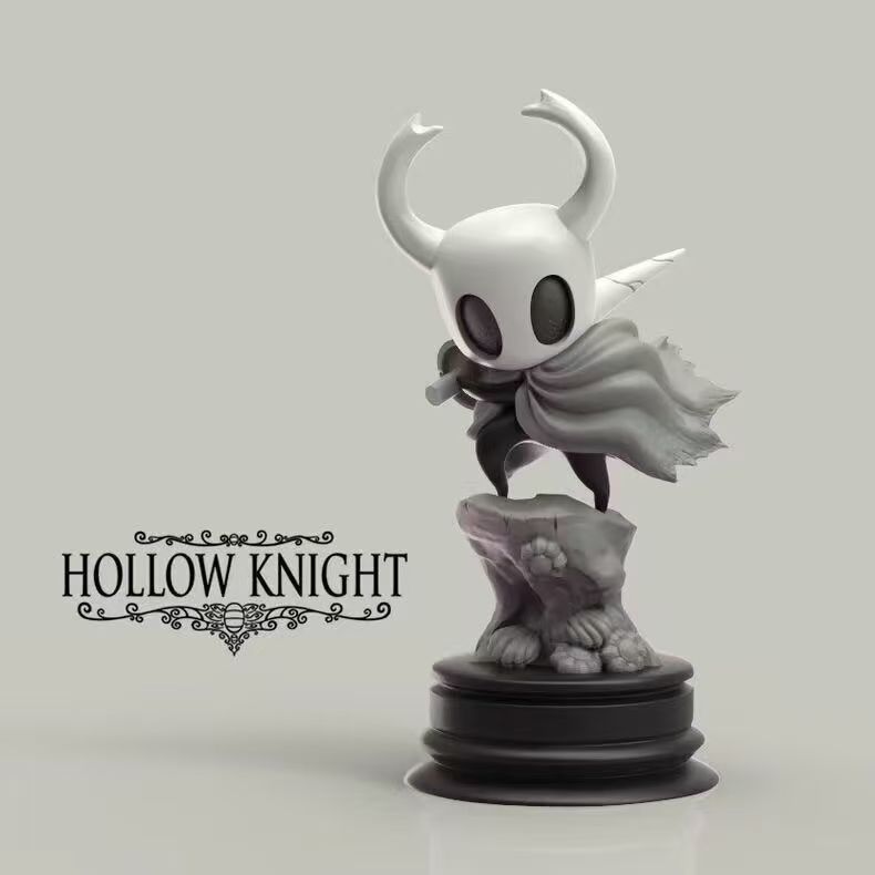 High-quality ghost hollow knight Table setting Knight-errant Knight 2D Model Figure Ornament Color Box dragon ballz figurine