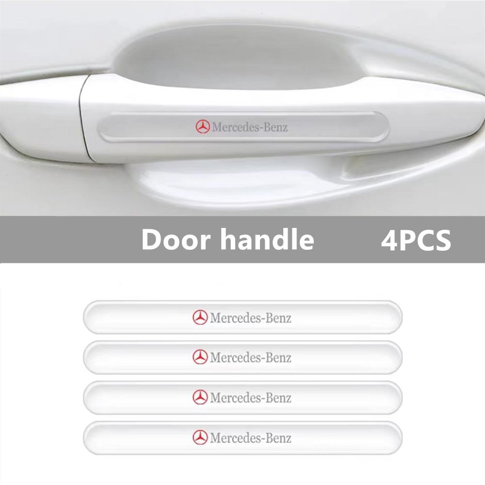 Car Door Bowl Handle Protector Stickers Transparent Anti-scratch Film For Mercedes Benz New B/C/E Class A Class C200L GLC CLA RW7