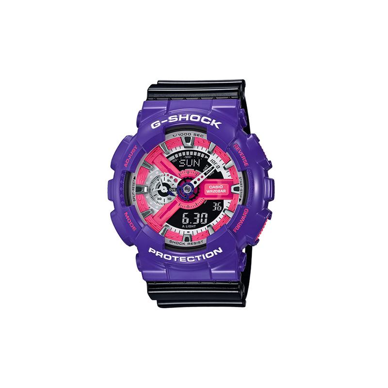 Casio G-Shock серия YOUTH модные многофункциональные водонепроницаемые ударопрочные противомагнитные часы кварцевый механизм полимерный ремешок японские и GA-110NC-6A
