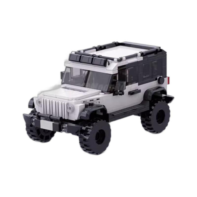 MOC Jeep Wrangler Off-Road Vehicle for Lego-Compatible DIY Building Blocks Model