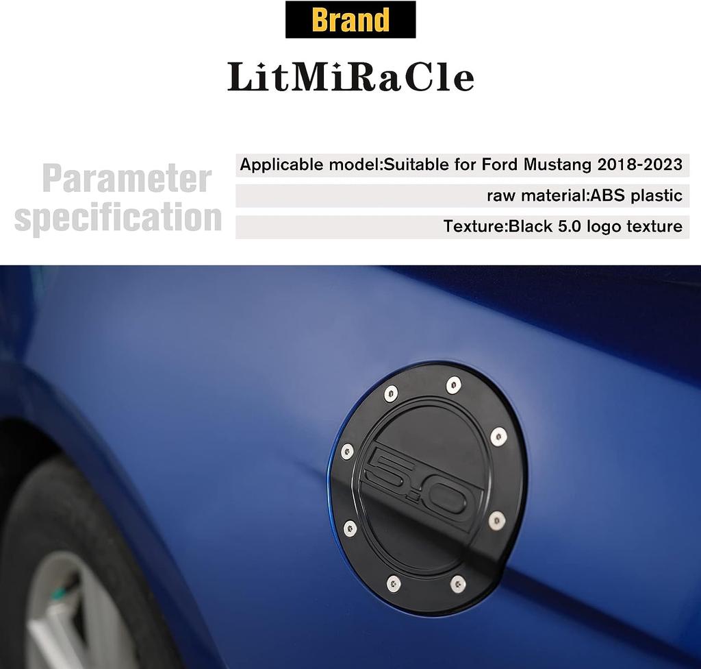 Крышка топливного бака Крышка бензобака Для Ford Mustang GT 5.0 2015 2016 2017 2018 Аксессуары для стайлинга автомобиля