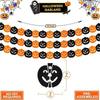 Mantle Hanging Decor Halloween Banner 3M Black Orange Paper Garland Spooky Pumpkins Bats Spider Party Decoration Solution