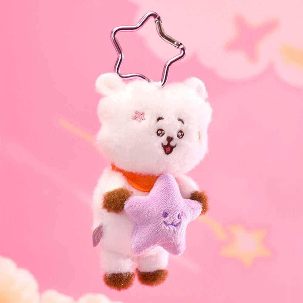 BT21 Путешествие Фиолетовая Звезда RJ Плюшевый Брелок