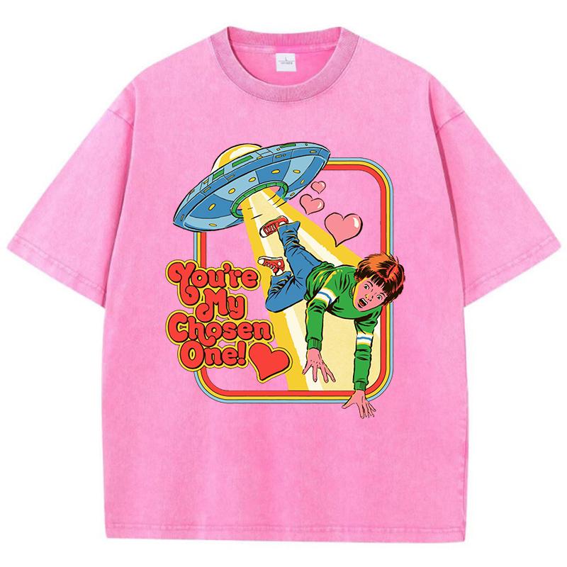 You Are My Chosen One Печать Женские стираные футболки Дышащие модные футболки с круглым вырезом и коротким рукавом