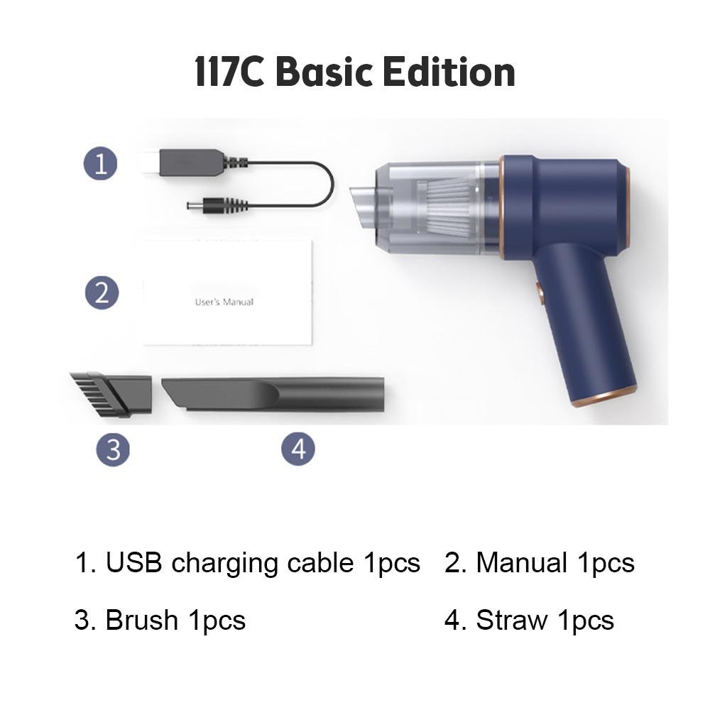 80000 Па Автомобильный Пылесос Беспроводная Зарядка Сжатый Воздуходувка 2 в 1 Воздушный Пылесос Ручной Высокомощный Пылесос Для Домашнего Офиса