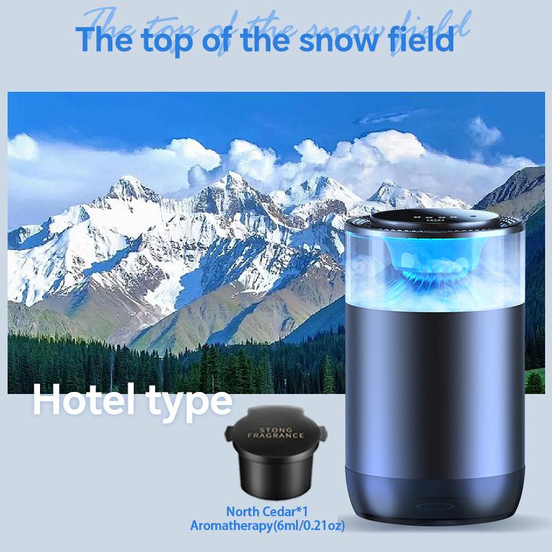 Умный автомобильный диффузор ароматов, перезаряжаемый диффузор воздуха, автоматический освежитель воздуха, облачный туман с RGB-подсветкой, дезодоратор салона автомобиля