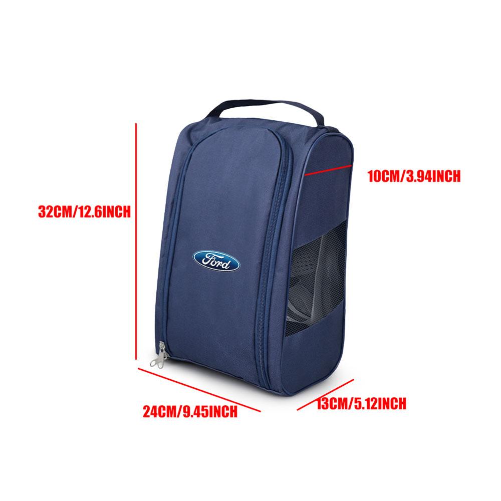 1pcs Car Portable Golf Handbag Dustproof Football Tennis Shoe Bag For Ford Mustang Foose Explorer Mondeo Shelby Fiesta Fusion ST