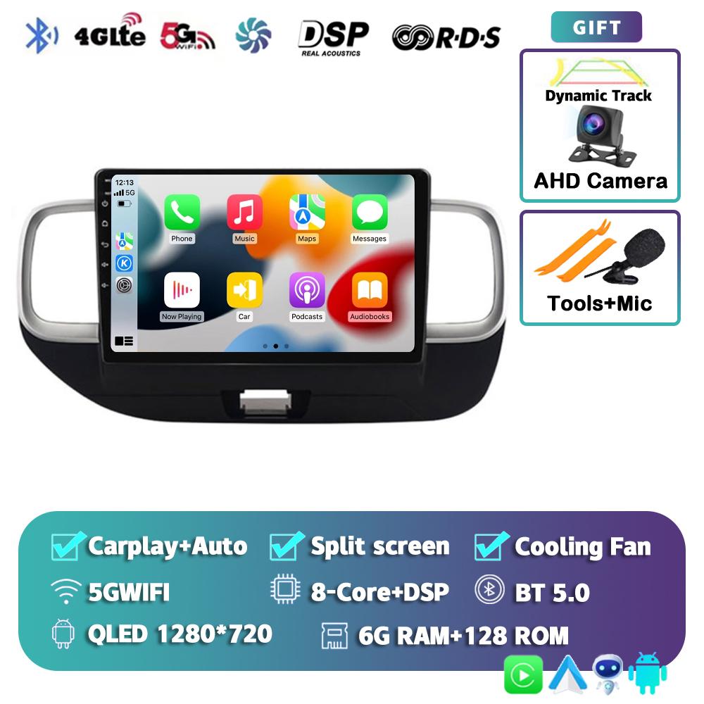 Android 14 Carplay Auto For HYUNDAI Venue 2019 2020 Car Radio Autoradio Multimedia Video Player GPS Navigation Stereo 2din Dvd