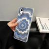 Чехол для iPhone XR Радужный Градиентный Цветочный Прозрачный Чехол, Ударопрочный Защита Объектива Камеры
