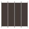VidaXL Room Divider 4 Panels Folding Room Separator Privacy Screen Partition Decoration Living Room 350183