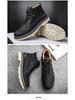 Men's Trendy Mid-Cut Autumn Work Boots - British Style Martin Boots