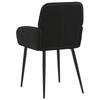 Dining Chairs 4 pcs Velvet Black 57 x 50 x 85 cm