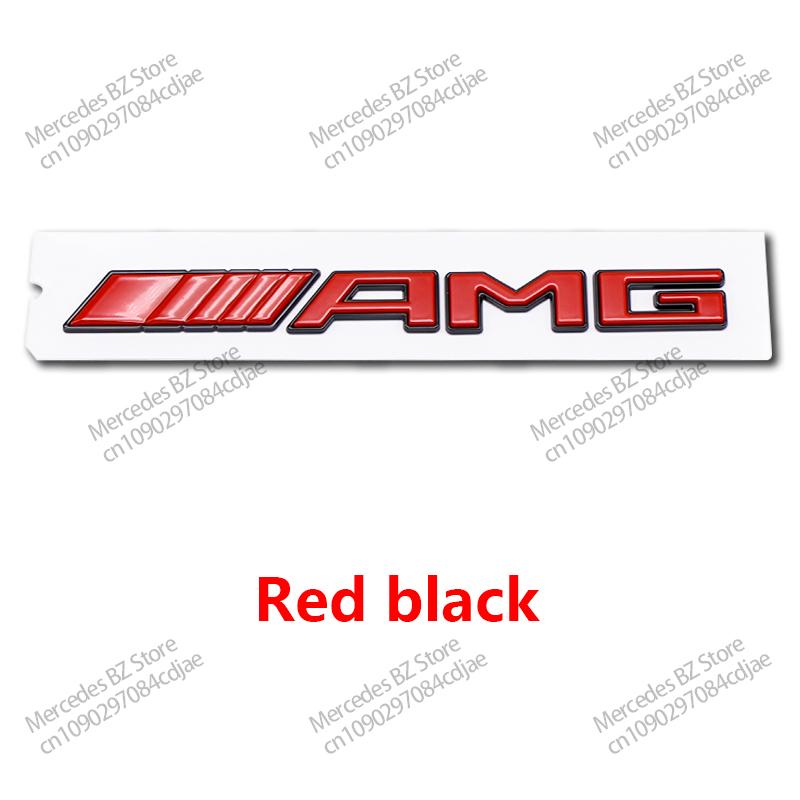 AABHA1 New 3D ABS AMG Letter Badge Car Rear Trunk Emblem Sticker Decoration for Mercedes Benz W204 W205 W203 W211 W212 W213 W201 W210