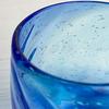 Kubakasa Ryukyu Glass Rock Glass Okinawa Souvenir Churaumi Barrel Glass Light Blue x Blue Cold Tea Glass Cup