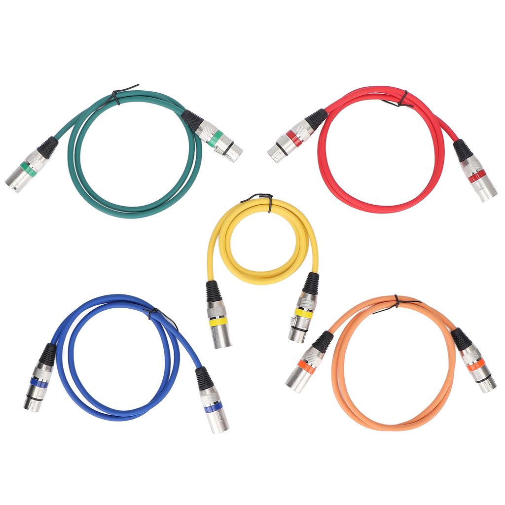 Микрофонный кабель XLR - XLR 3-контактный балансный экранированный XLR «папа» - XLR «мама» микрофонный кабель для микрофонного микшера
