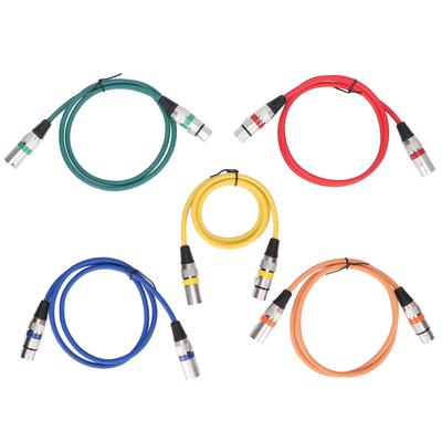 Микрофонный кабель XLR - XLR 3-контактный балансный экранированный XLR «папа» - XLR «мама» микрофонный кабель для микрофонного микшера