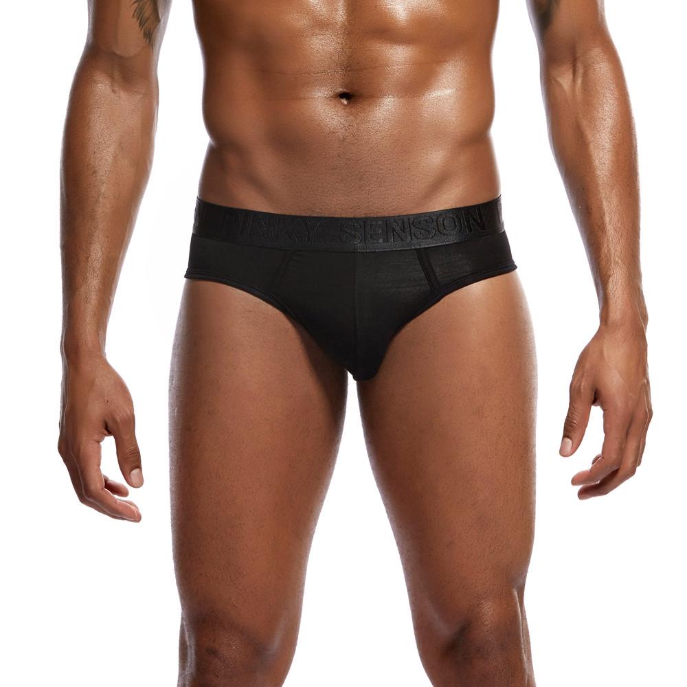 Мужское сексуальное нижнее белье с буквенным принтом, боксеры, шорты, трусы с выпуклой сумкой