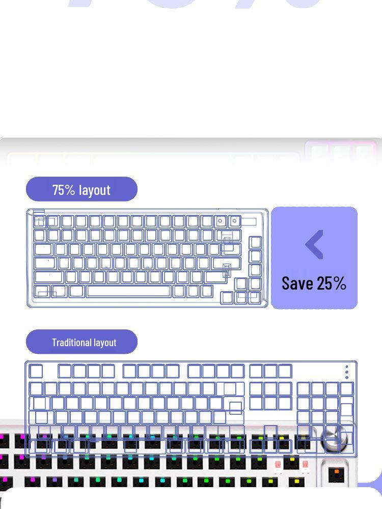 Алюминиевые кейкапы для механической клавиатуры - RGB, с возможностью горячей замены, кастомные металлические для игр и офиса