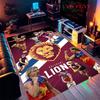 Lions Forever Carpet Rug for Living Room Bedroom Home Sofa Decoration,Kids play Nonslip Floor Mat
