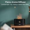 Aroma Diffuser Flame Mist Humidifier Air Freshener Essential Oil Diffuser Night Light for Home