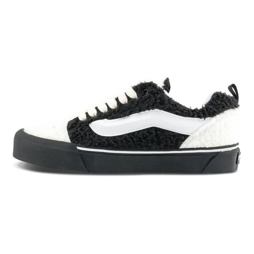 Vans Knu Skool Износостойкие низкие кеды для скейтборда Унисекс Черно-белые кроссовки VN000D22BP7
