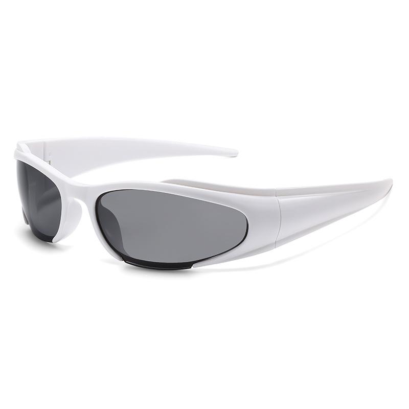 558 Персонализированные изогнутые узкие вогнутые солнцезащитные очки 4 Очки для езды на велосипеде на открытом воздухе Солнцезащитные очки Y2K