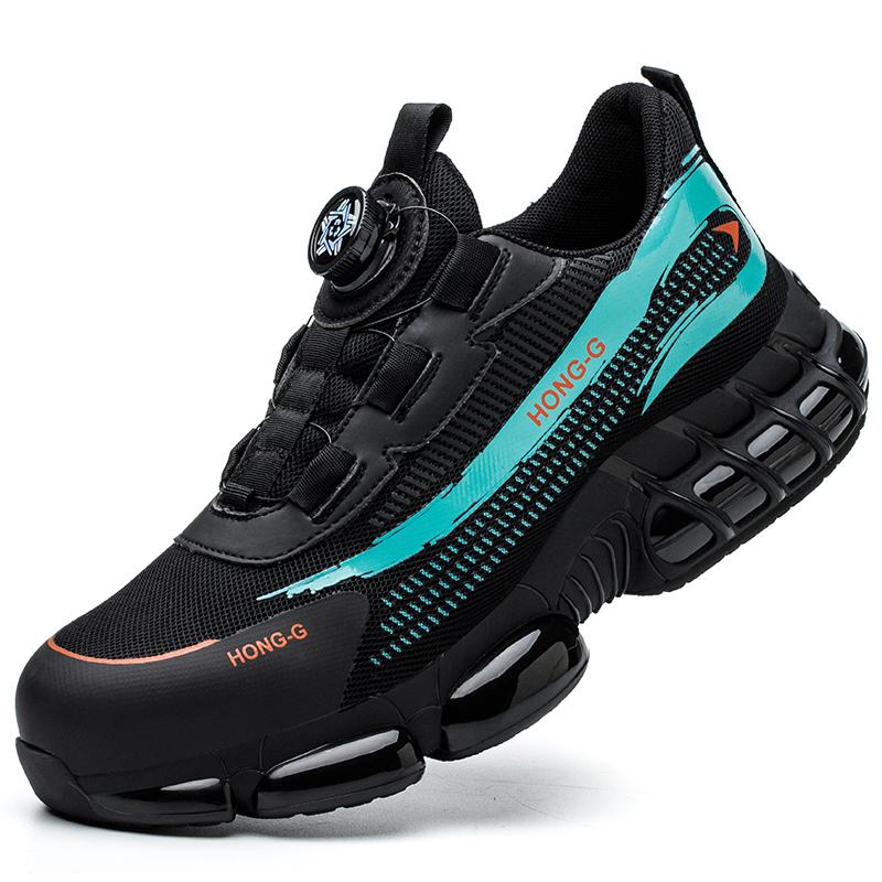 Labor Shoes Safety Work Shoes Anti Puncture Safety Work Sneakers Safety Shoes for Men Work Protective Work Shoes with Steel Toe