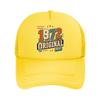Vintage  Original Varsity Number Mesh Baseball Cap Polyester Forward Observations Hat Adjustable Golf Hat Summer
