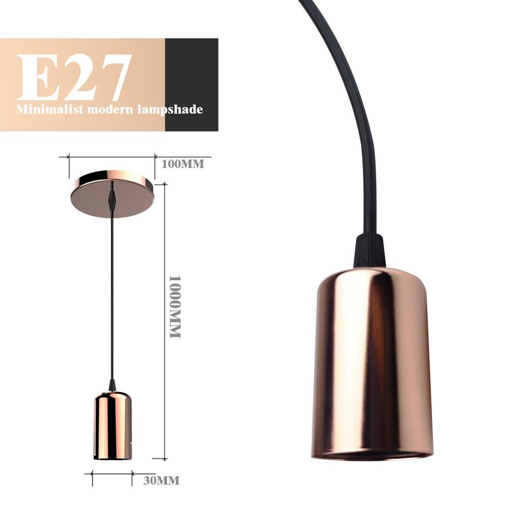 Современная простота светодиодного основания подвесные светильники E27 патрон для лампы для домашнего освещения