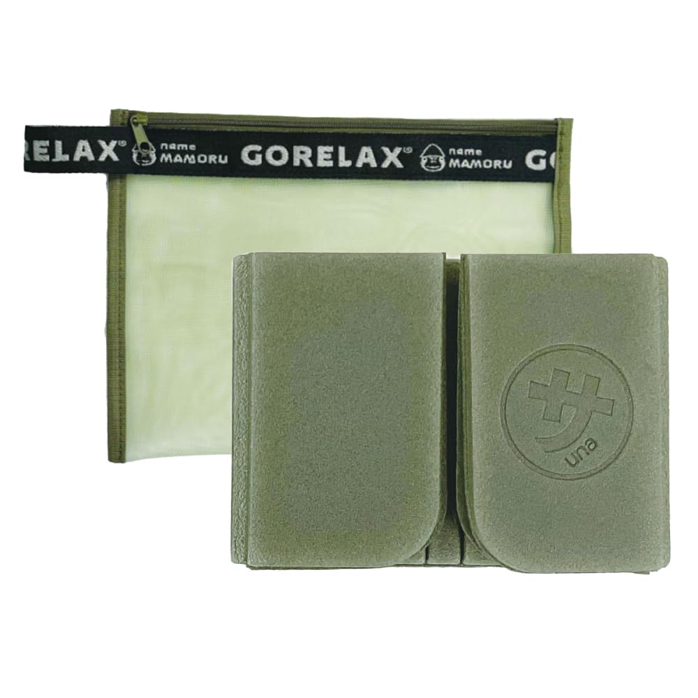 Расслабляющий коврик Pat-to-Saku Vihita Green с сетчатым чехлом GORELAX-MAT-03 Машинная стирка Компактный Складной Для отдыха 25P45593
