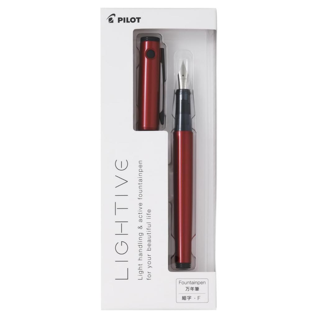 PILOT Lightive Fine Nib Active Red FLT2SRARF