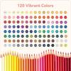 ARRTX 120 Мягкий стержень Масляные Цветные Яркие и Хорошо смешиваемые Идеально подходят для эскизов и Отлично подходят для начинающих и хобби Карандаши, Цвета, Рисование, Штриховка,