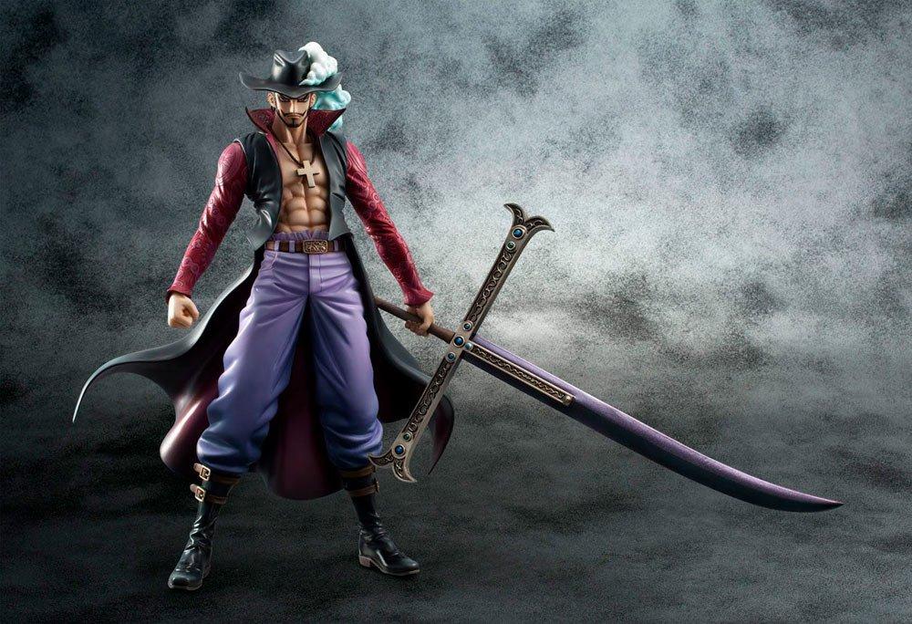 One Piece Hawk Eye Dracule Mihawk 255 мм ПВХ окрашенная полная фигурка Портрет Пиратов NEO-DX Ver.2 (Перепродажа) Прибл.