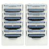 8PCS 3 Layers Blade Men Shaving Cassettes Shaving Cartridge Razor Blades